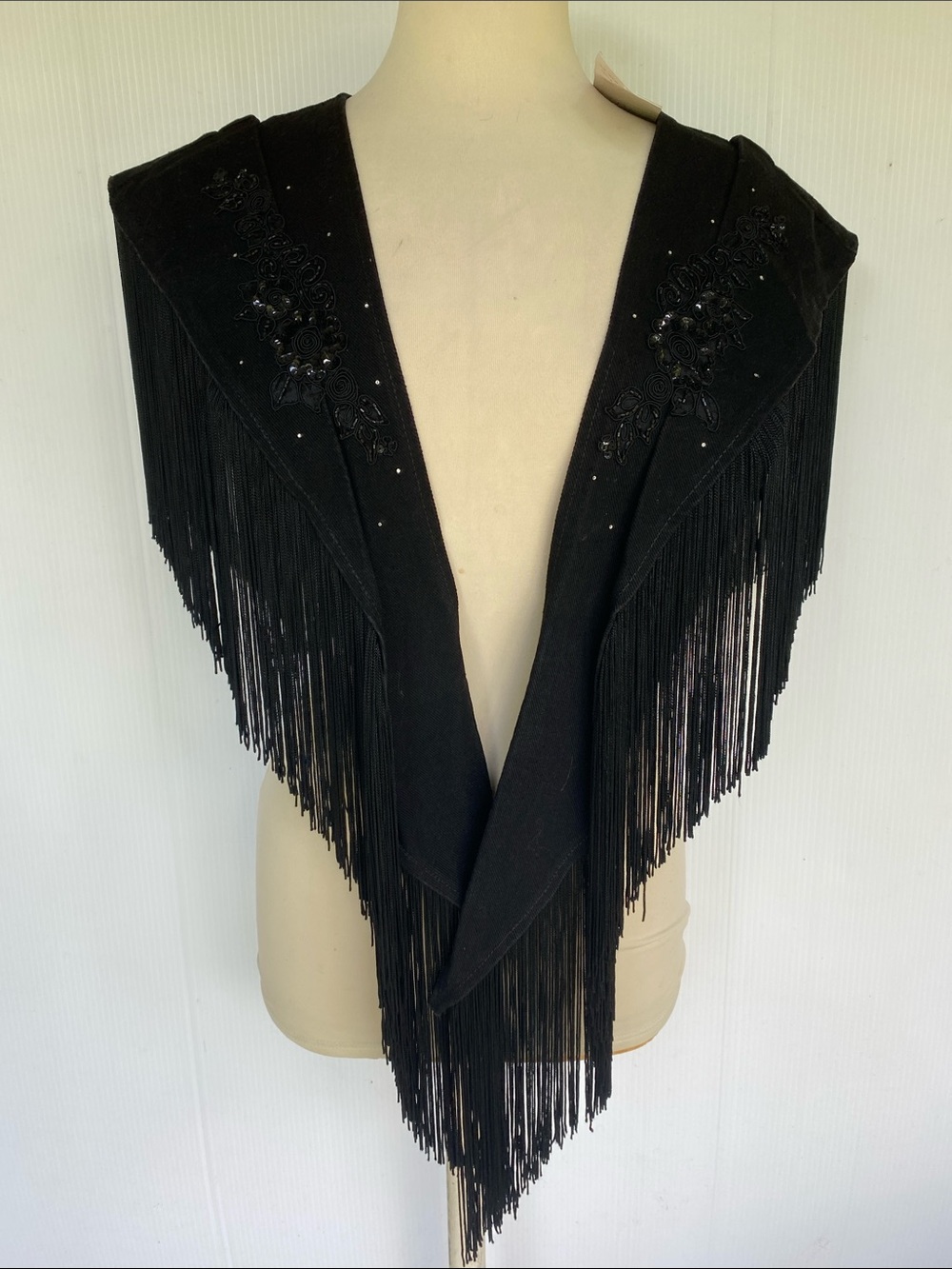 Wanted Black Garment Vest or Accent